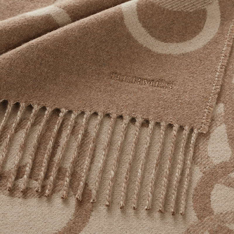 カシミヤマフラー 25×170 cm 《エニー・モール》 - マロン | Hermès